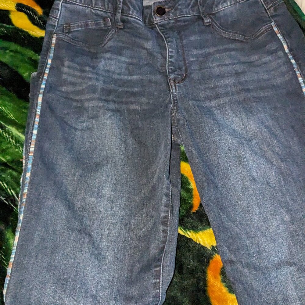 Democracy Blue Jeans with Side Stripe